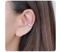 Beautiful Shaped Silver Ear Cuff EC-1447